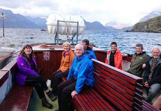 The crew aboard the 'Misty Isle'