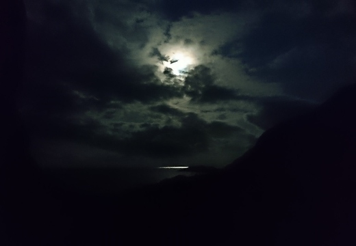 Moonlight at the hut