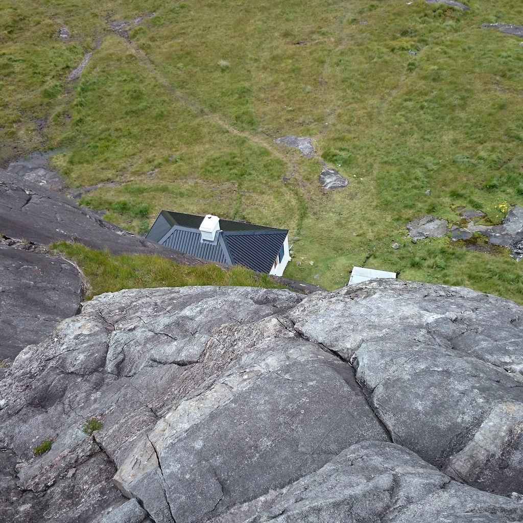 Hut from above