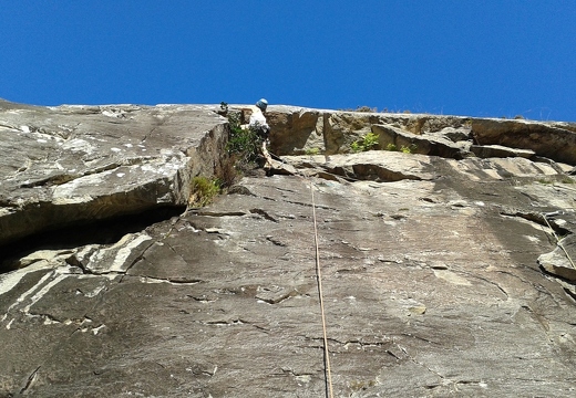 Pitch 1 of Route One, Diabaig