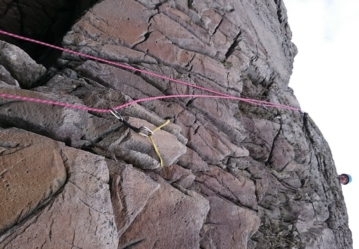 "Come on up, of course the belay's fine..."