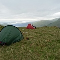 Mine and Shazza's tents, the other pair had torn down their erections already!