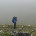 Colin descending An Socach