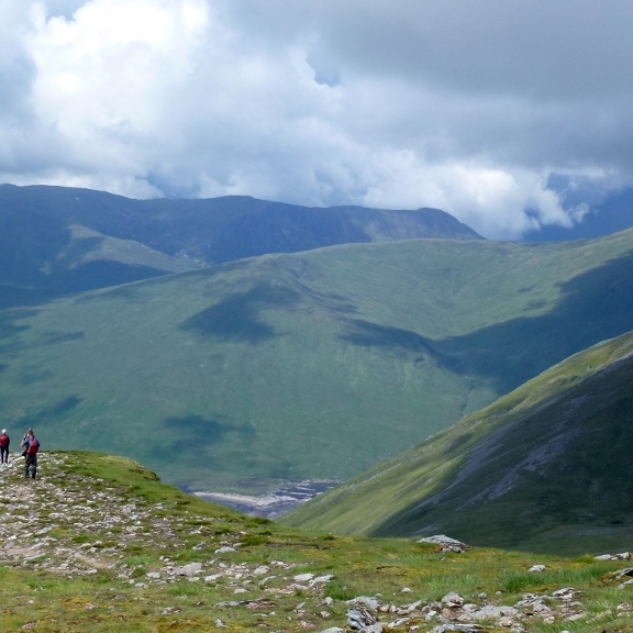 Descent from Carn Eighe