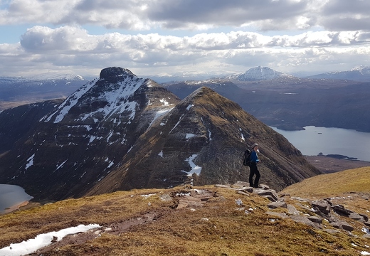 Shaz, last Top Quinag beyond (NW)