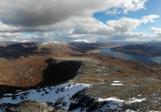 Pano Quinag Loch Assynt (NW by Drone)