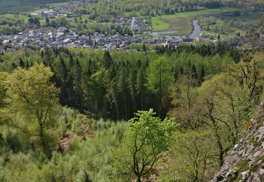 View from the top of Callander Crag
