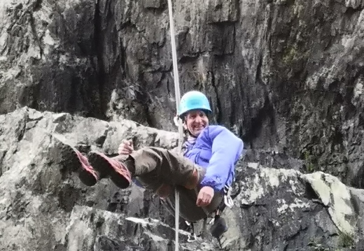 If at first you don't succeed... abseil for the gear