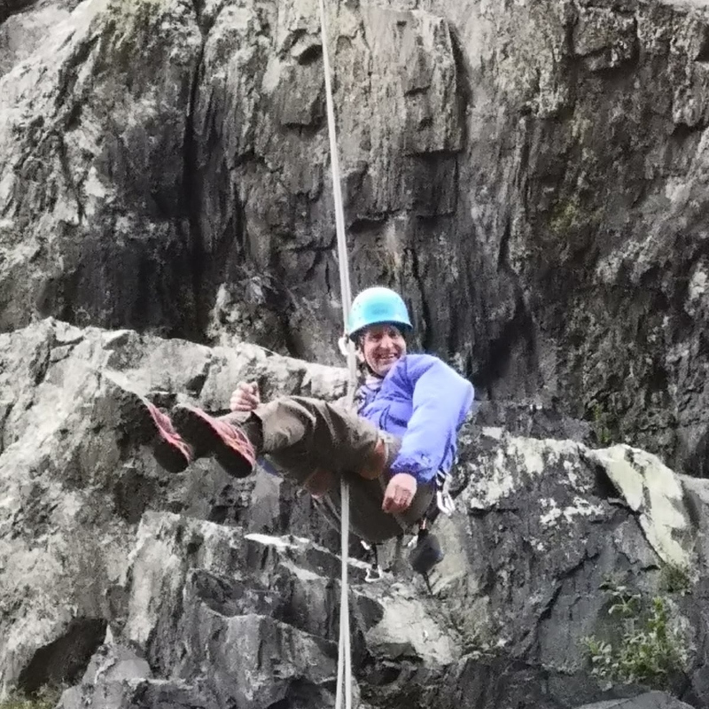 If at first you don't succeed... abseil for the gear