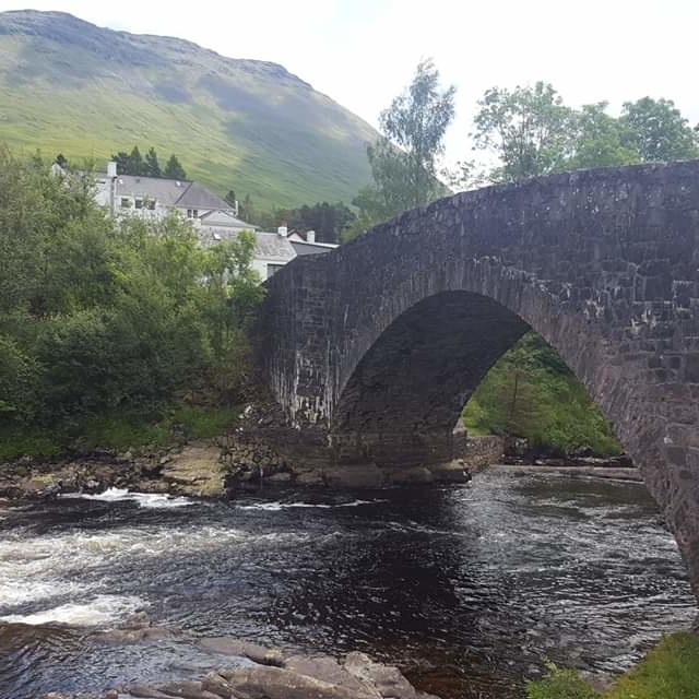 West Highland Way Run Lucy at Bridge of Orchy