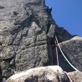 Eagle Ridge, Simon Nash climbing