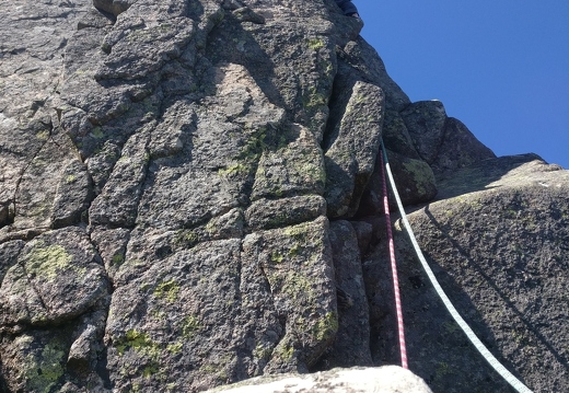 Eagle Ridge, Simon Nash climbing