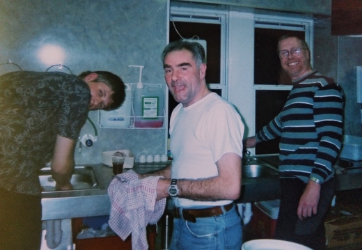 Dishwashers: Calum MacRae, Ted Tombling, Bill Fairbairn