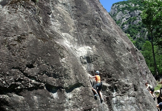 sport climbing at Sasso Remenno