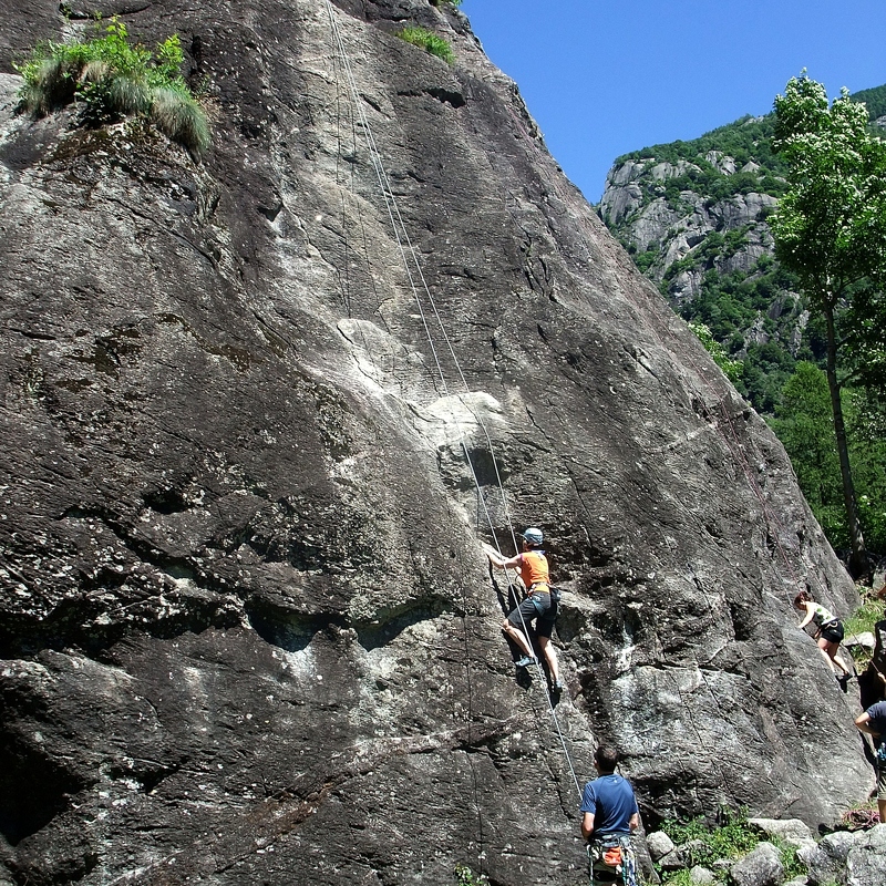 sport climbing at Sasso Remenno