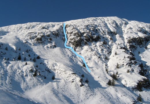 InkedIMG 7354 crag showing position of left end gully LI