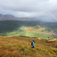 Beinn Trilleachan rainbow