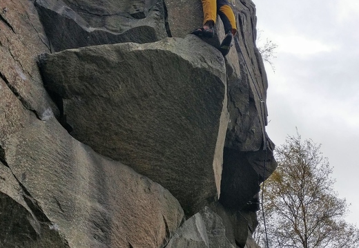 Craig Laurie leading Mother of God 6b