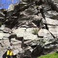 Raptors's Chimney area,Tulliemet Crag (Creag na h-Eighe)