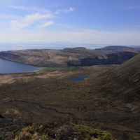 View west from Cioch Buttress