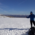 Dave Monteith on top of Mullach Clach a' Bhlair - Chris Hall
