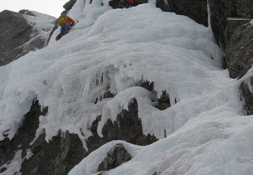 Thursday before - Robin Clothier &amp; partner on 1st pitch Smiths Route
