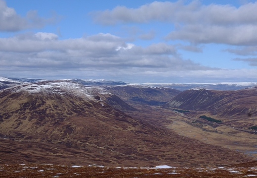 Meall na Leitreach and Sow of Atholl and Sgor Gaoith Glenfeshie 08