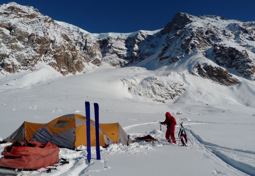 Base camp on Oxford Glacier 2