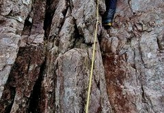 Climbing on the Buchaille