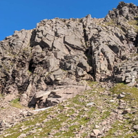 Looking back- dry in the afternoon