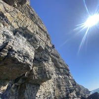 Climbing at Swanage