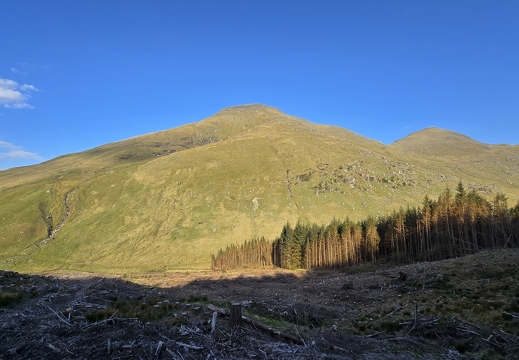 Looking towards usual Ben More / Stob Bin track