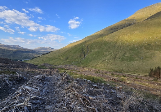 Looking towards usual Ben More / Stob Bin track