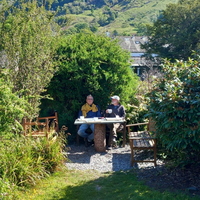 Graham & Peter at the Flock In Rosthwaite