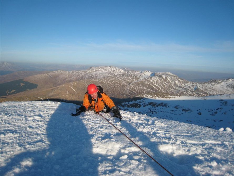 Right Twin, Aonach Mor - Nigel Topping Out After A Fashion!