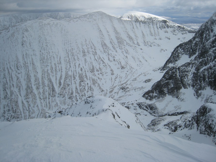 From Top of ledge route down towards CIC