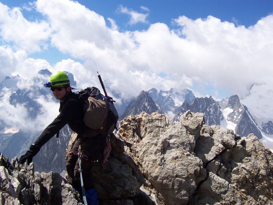 Pic de Neige Cordier - Andy on summit