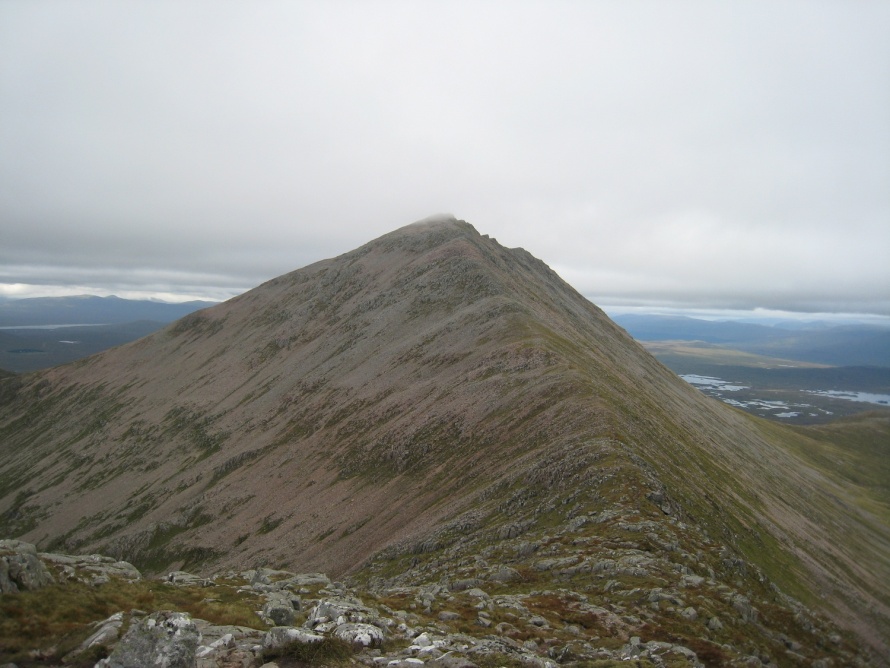 Looking up towards Meall a' Bhuiridh