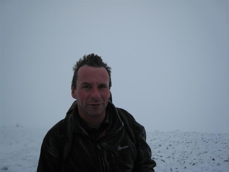 Andy, summit of Chno Dearg