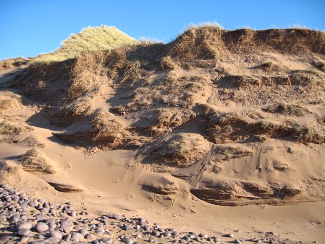 Sand dunes at Red Point