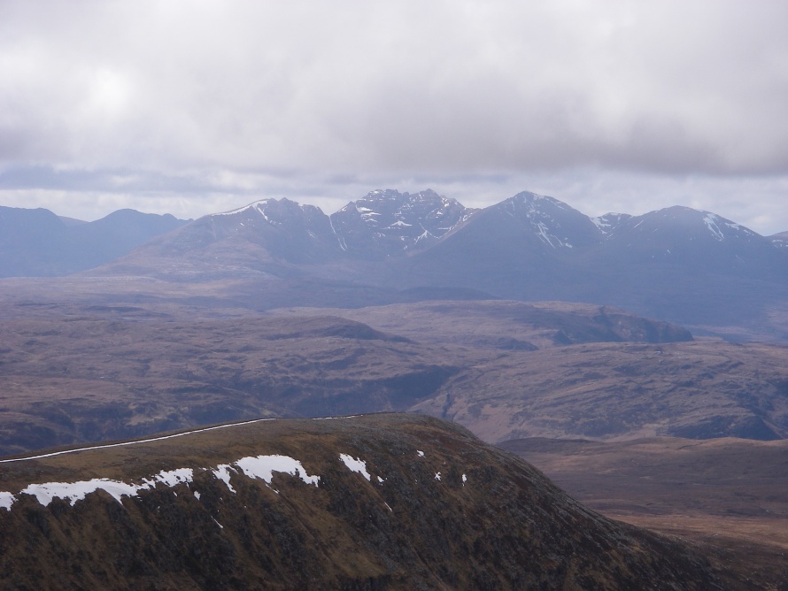 An Teallach in the distance
