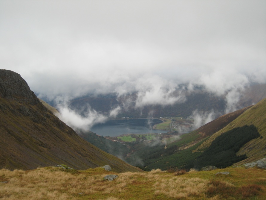 View down to Ballachulish from the bealach