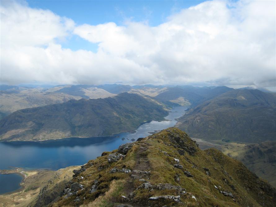 Magic views of Loch Hourn on the way to Barrisdale 