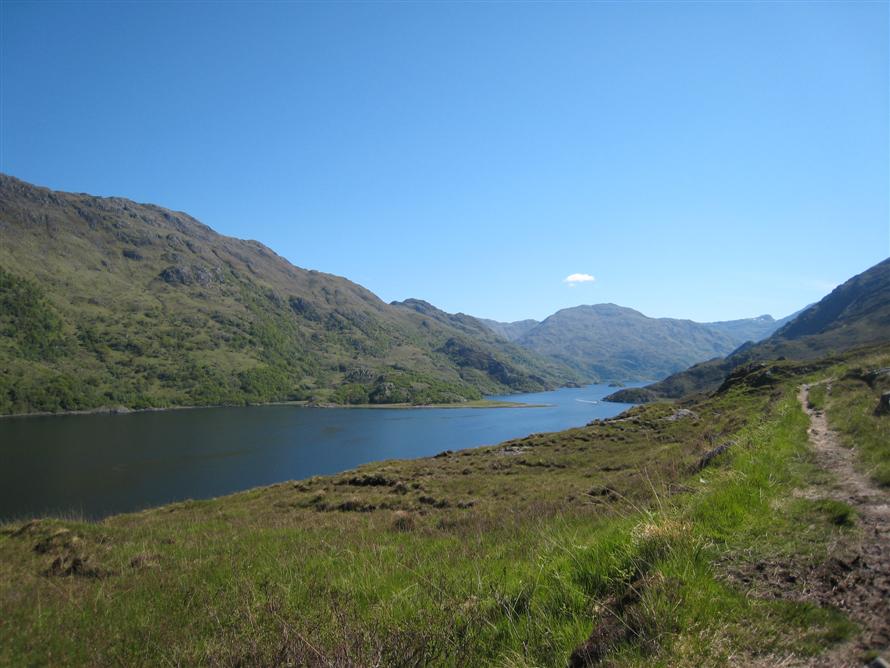 Loch Hourn from walk out track