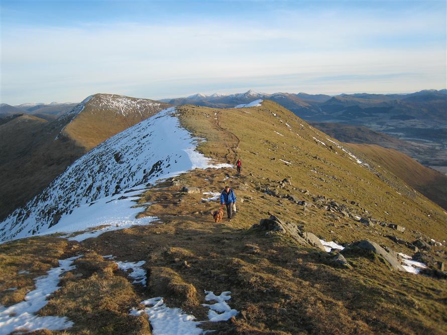 Ridge in way to 1st summit