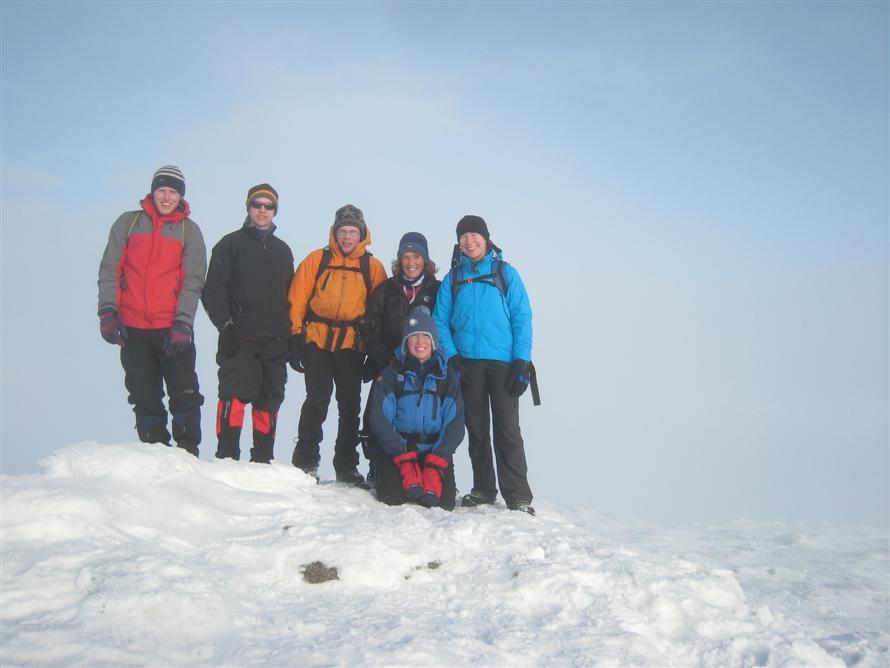 Munro 142 Broad Cairn (998M) [130210] Simon, Jean, Craig, Sharron, Lucy & Nigel.JPG