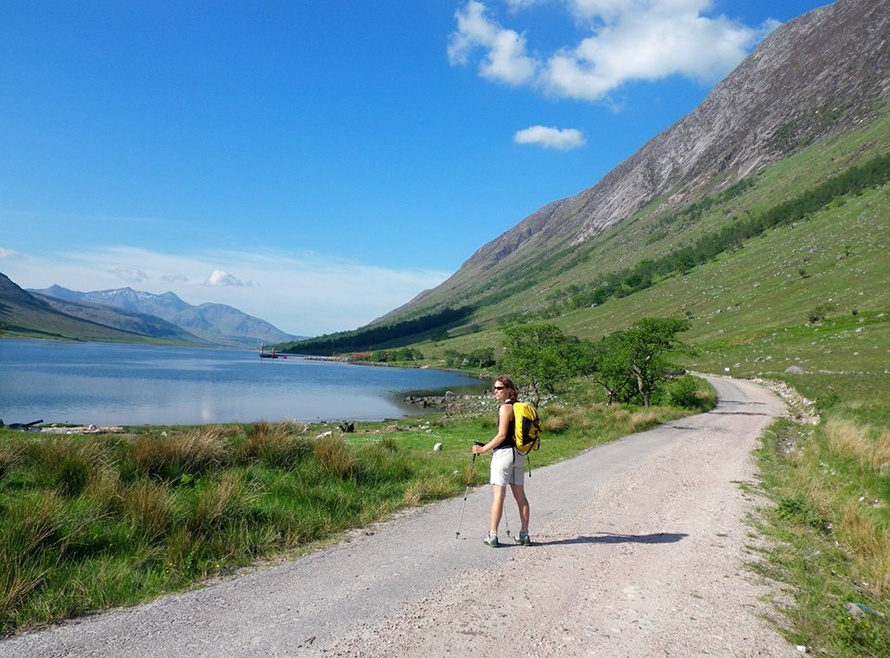 Jeanie by Loch Etive on the approach